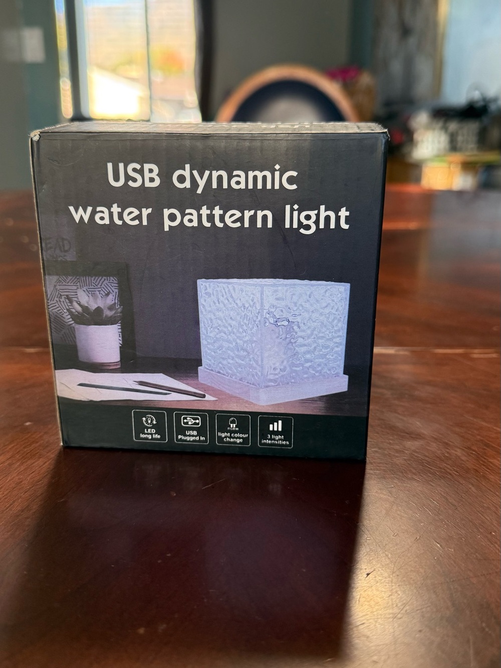 USB Dynamic Water Pattern Light - White - Picture 3 of 6